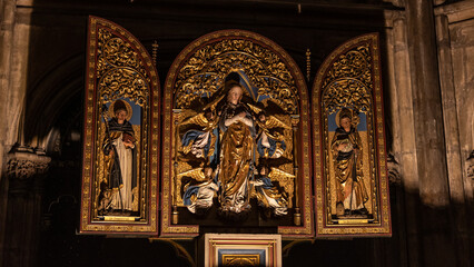 Fototapeta premium The Chapel of the Virgin in Saint-Etienne Cathedral