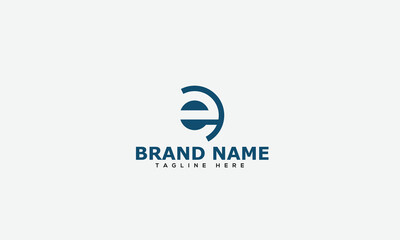 Logo design letter E . Elegant modern. Vector template.