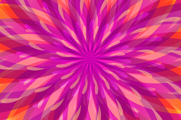 Obraz premium Pink and red mandala flower. Abstract background with colorful mandala flower. 