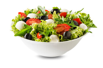 Salad mozzarella olives