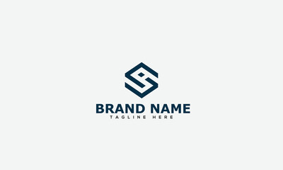 Logo design letter SI . Elegant modern. Vector template.