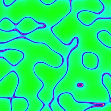 Neon Glow Fractal Loop Background