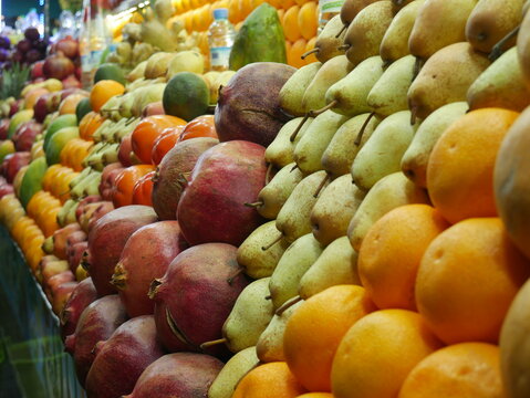 Fruit Stand In Marrakesh, Morocco