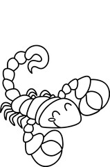 Cute scorpion