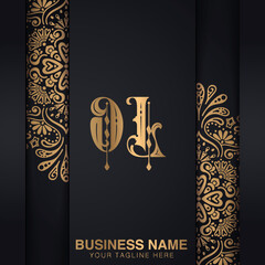 OL initial logo | initial based abstract modern minimal creative logo, vector template image. luxury logotype logo, real estate homie logo. typography logo. initials logo.