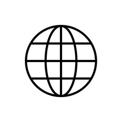 Browser icon. Network and search. Vector.