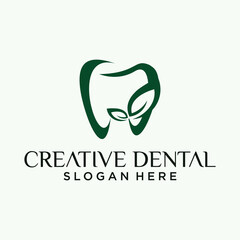 combination Dental logo,Dental icons, dental logo implant technology, Stomatology, dentist