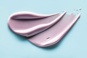 Cosmetic mask smudge sample texture. Mud, charcoal or  clay cleansing mask or face foam. Body slimming cream.