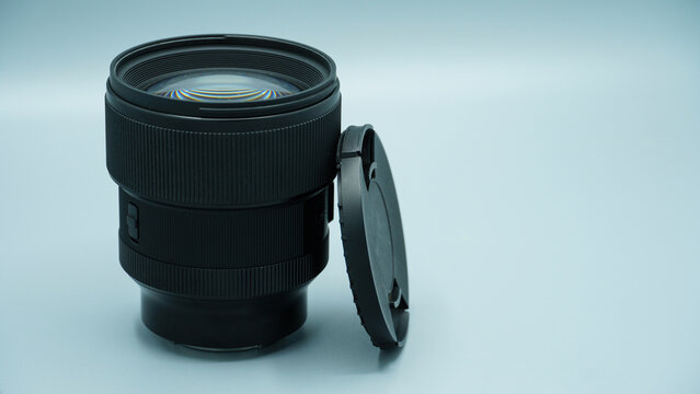 sigma lence with cap for camera hd image