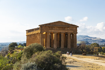 Fototapeta premium Temple of Concordia, Agrigento, Valley of the Temples