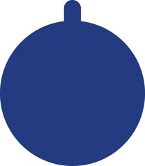 Blue Christmas ball, wedding, birthday, holiday template. Flower background, 3 d, layer.