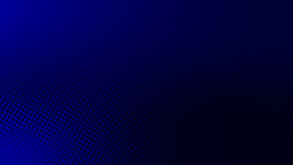 Blue pop art retro comic technology background with halftone