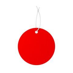 Blank paper price tag, clothing label