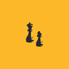 Vector illustration on the theme of International Chess Day on July 20. 