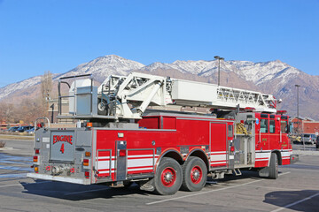 Fire truck in Ogden, Utah