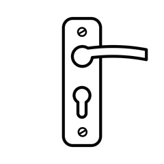 door handle with lock