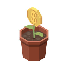 Home Plant Coin Composition