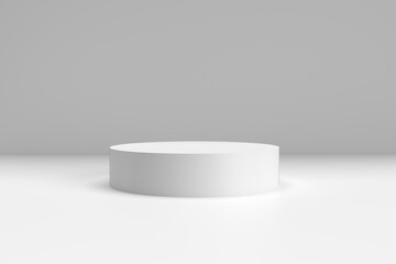 3D Rendering of Product Display Stand Podium