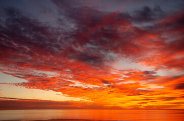 Beautiful California sunset.