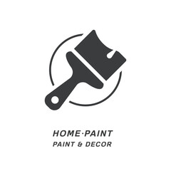House Paint Logotype Icon