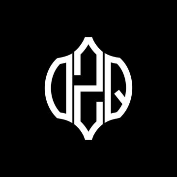 OZQ letter logo. OZQ best black background vector image. OZQ Monogram logo design for entrepreneur and business.
