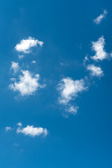 blue sky with white cloudscape