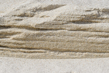 Fototapeta na wymiar Full frame photo of texture and pattern in sand