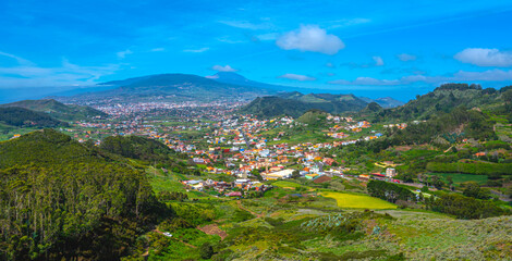 Mirador De Jardina at Anaga rural park on the island Tenerife, one of the Canary Islands