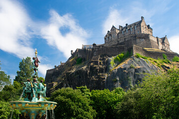 Edinburgh Castle during summer, Scotland