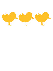 Team 3 Küken Silhouette 