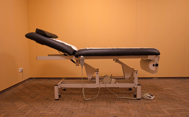 Examination room in a medical clinic