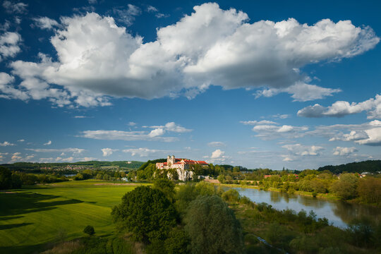 Benedictine monastery in Tyniec near Krakow, Poland