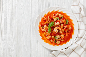 White Bean, Tomato, Fennel and Shrimp  Dinner