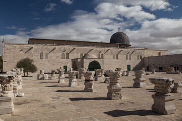 Al Aqsa mosque in the old city of Jerusalem