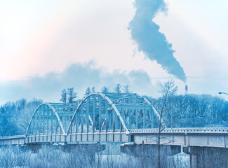 真冬の風景