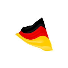 Realistic germany flag vector design