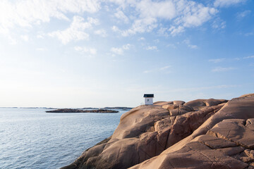 Old lighthouse in Lysekil on the Swedish west coast.