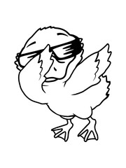 Entenküken Dabbing Party cool 