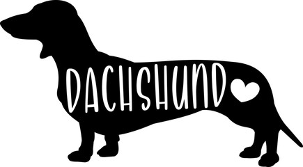  dachshund silhouette