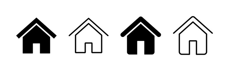 House icon vector. Home sign and symbol