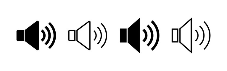 Speaker icon vector. volume sign and symbol. loudspeaker icon. sound symbol