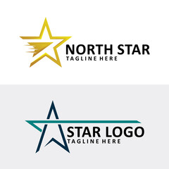 star logo set icon vector design