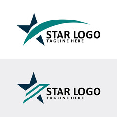 star logo set icon vector design