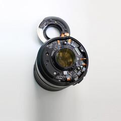 the wrong side of a broken lens