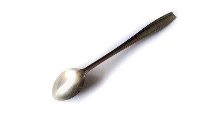 Tea spoon on a isolated white background