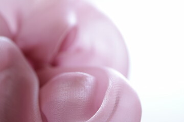 クシャッとした柔らかな布素材　パステル　ふんわり