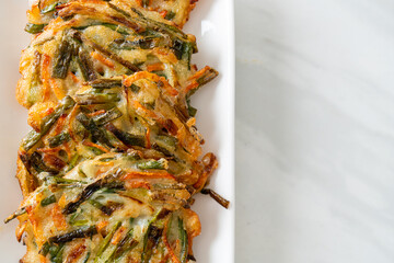 Pajeon or Korean pancake or Korean pizza