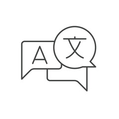 language icons  symbol vector elements for infographic web