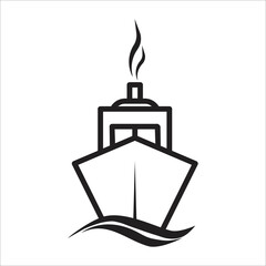 ship icon vector design template