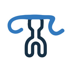 Bicycle or handlebar parts icon
